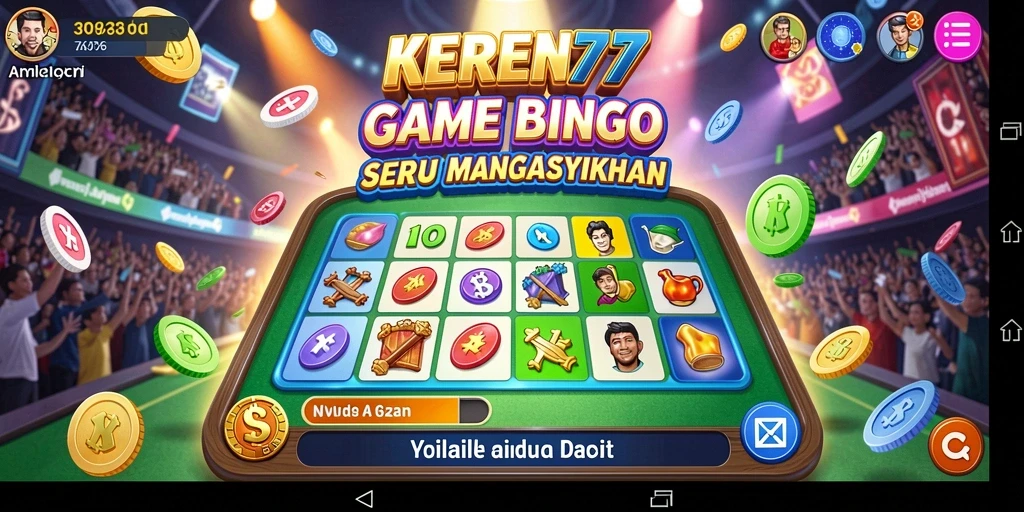 Tampilan menarik dan gameplay seru di KEREN77.
