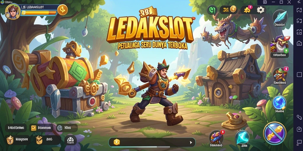 Tampilan menarik dari dunia terbuka LEDAKSLOT.