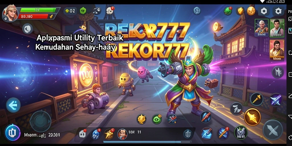 Screenshot utama REKOR777 yang menunjukkan antarmuka aplikasi Utility.