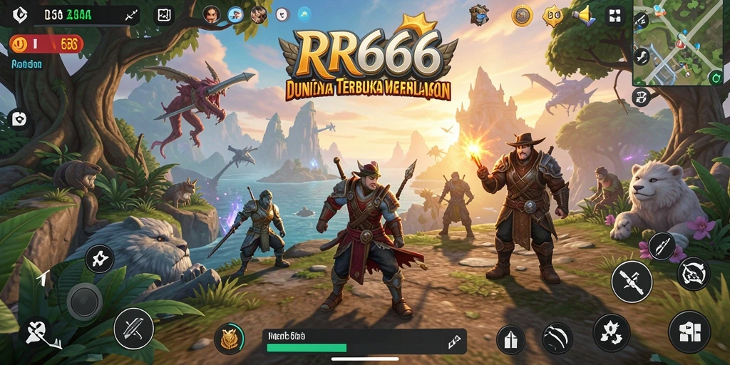 Gameplay RR666 yang menakjubkan di dunia terbuka.