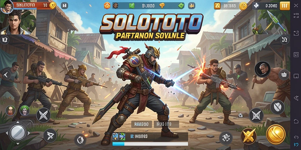 Tangkapan layar gameplay menegangkan di SOLOTOTO.