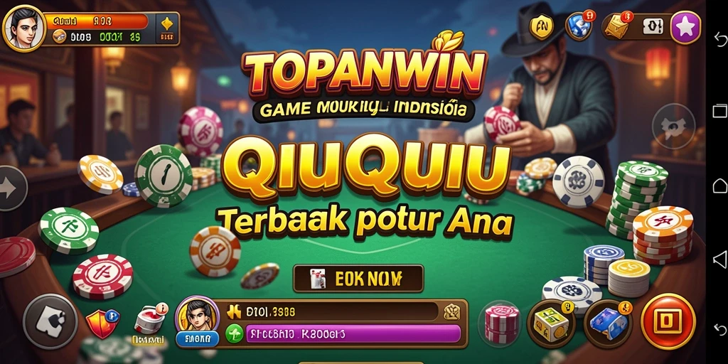 Tampilan gameplay QiuQiu yang seru dan menarik.